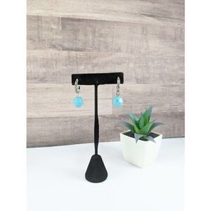 Western Teal Dangle Earrings